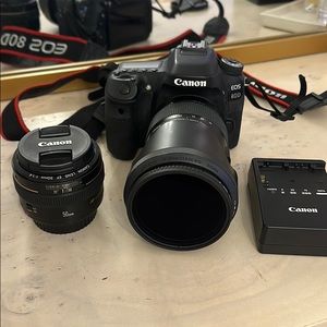 Canon 80D DSLR with Sigma Lens (18-35mm)
